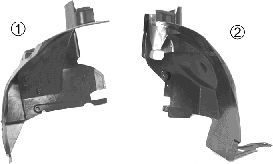 VAN WEZEL 3014433 -  Обшивка, колесная ниша